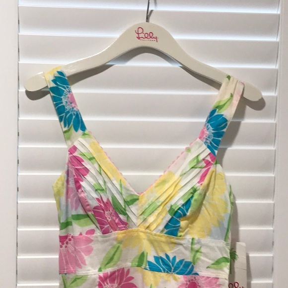 LILLY PULITZER VINTAGE KINSEY DRESS WHITE CABANA 4 - Picture 8 of 8